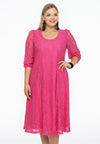Kleid a-linie lace - rosa