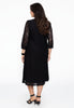 Dress A-line LACE - black  - #3