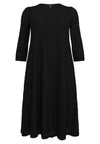 Dress A-line LACE - black - #4