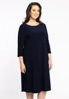 Dress boat neck DOLCE - blue