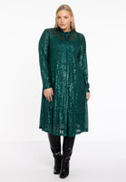 Dress blouse paillettes - green  - #2