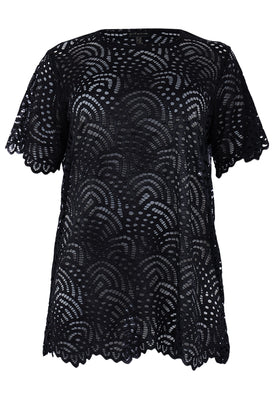 Shirt Tee LACE - black  - #4