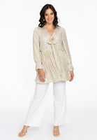 Tunic V-neck PAILLETE - ecru - #2