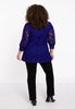 Tunic flare LACE - purple  - #3