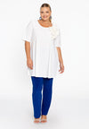 Tunic wide bottom CORSAGE - ecru