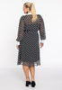 Dress flare DOTS - black  - #3