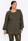Tunic flare RIB - light green