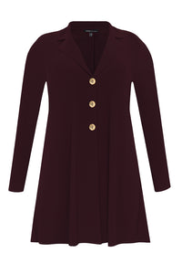 Blazer A-line R-DOLCE - dark red - #1