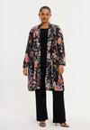 Cardigan ORIENTAL FLOWER - black - #2