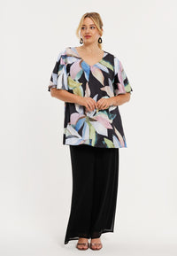 Tunic flare PASTEL SKY - black - #3