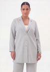 Blazer pinstripe - Grau