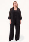 Duster chiffon - Schwarz