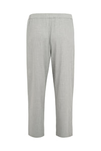 Trousers straight PINSTRIPE - grey - #4