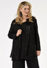 Jacket all over beaded silk - black 