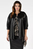 Blouse wide NAPPA - black 