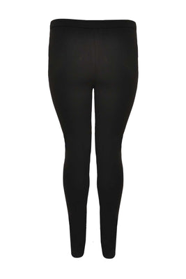 Legging half stretch leather - black  - #3