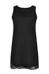 Singlet long voile - Schwarz