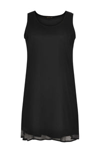 Singlet long VOILE - black - #1