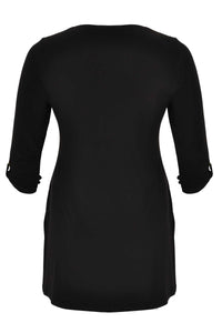 Shirt turn-up sleeves DOLCE - black - #2
