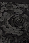 Dress leather roses stroke - black - #5