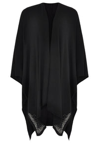 Poncho strass - black - #2