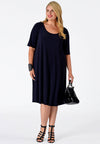 Dress A-line DOLCE - blue - #2