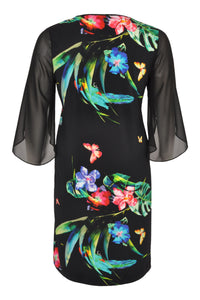 Dress beaded neck CHIARA - black - #3