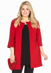 Jacket wrap INTERLOCK - red - #1