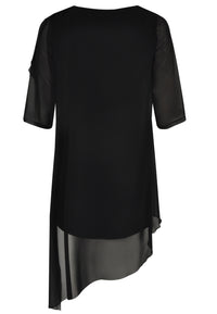 Dress voile layer DOLCE - black - #3