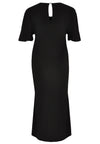 Dress long cold shoulder DOLCE - black - #3