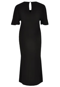 Dress long cold shoulder DOLCE - black - #3