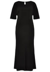 Dress long cold shoulder DOLCE - black - #4
