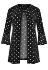 Jacket frill cuff DOTS - black - #4