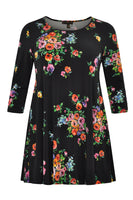 Tunic wide bot ROSA - black - #4