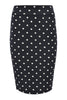 Skirt tube DOTS - blue - #4