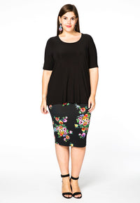 Skirt tube ROSA - black - #2