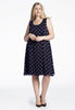 Dress sleeveless DOTS - blue - #2