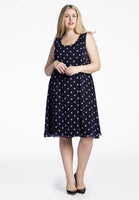 Dress sleeveless DOTS - blue - #2