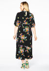 Dress asymmetric bottom ROSA - black - #3