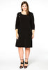 Dress buttoned frill DOLCE - black - #2