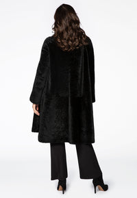 Coat astrakhan - black - #3
