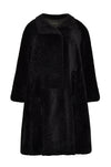 Coat astrakhan - black - #4