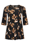 Tunic ROSE wide bottom - black - #4