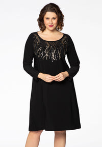 Dress embellished DOLCE - black - #1