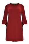 Dress DOLCE circle sleeve - red - #4