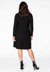 Dress DOLCE flower collar - black - #3