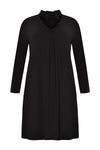 Dress DOLCE flower collar - black - #4