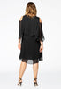 Tunic cold shoulder VOILE - black - #3