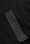 Tunic beaded cuff VOILE - black - #5