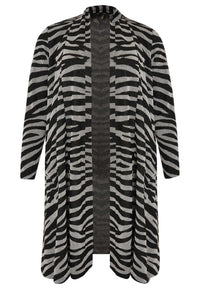 Cardigan lurex ZEBRA - black - #4